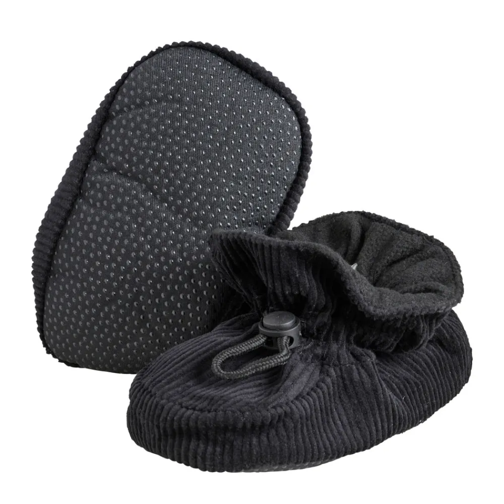 BeKids Slippers corduroy - Black- Futter