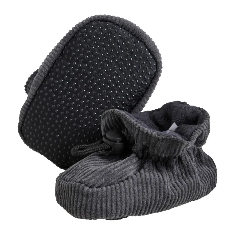 BeKids Slippers corduroy - Magnet- Futter