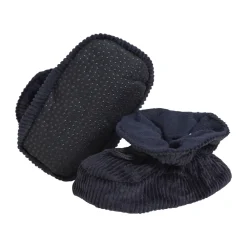 BeKids Slippers corduroy - Navy- Futter
