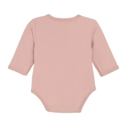 Fixoni Slå-om Body Langærmet - Pale Mauve- Bodystocking M. Skrålukning|Præmatur Tøj