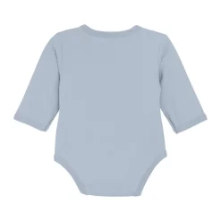 Fixoni Slå-om Body Langærmet - Zen Blue- Bodystocking M. Skrålukning|Præmatur Tøj