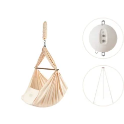 Moonboon Slyngevugge inkl. motor og stativ - Rose cloud-Børn Pakkeløsninger|Slyngevugger