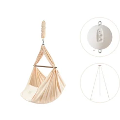 Moonboon Slyngevugge inkl. motor og stativ - Natur-Børn Pakkeløsninger|Slyngevugger