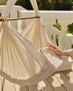 Moonboon Slyngevugge Mesh - Cream-Børn Slyngevugger