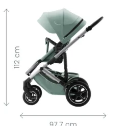 Britax Römer Smile 5Z inkl. liggedel og Baby-Safe Core autostol - space black- Kombivognspakker|Vognpakker