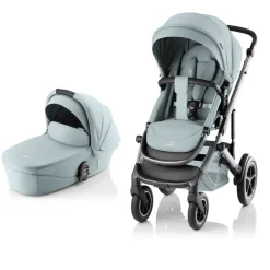Britax Römer SMILE 5Z Style inkl. liggedel - Harbor blue- Kombivogne Med Flade Sæder|Vognpakker