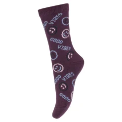 Melton Smiley strømper - Hortensia- Strømper