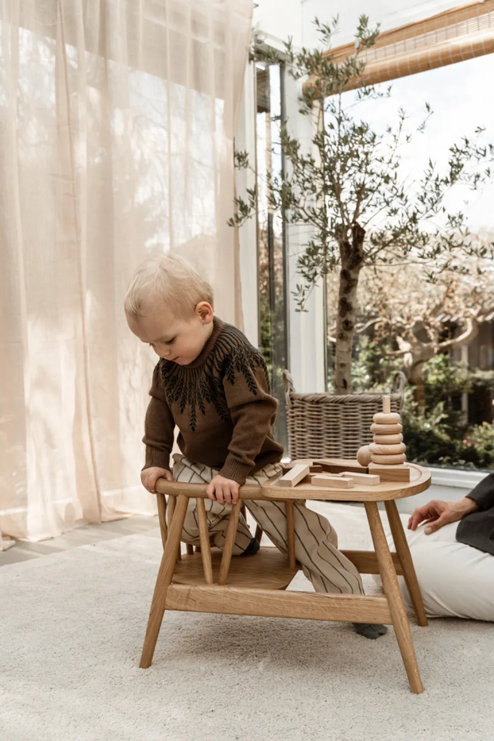 OAKLINGS Smilla Børnestol med bord - eg-Børn Børneborde & Stole