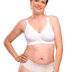 Carriwell Sømløs Amme BH Med Gelé Bøjle - Hvid- Amme Bh'Er