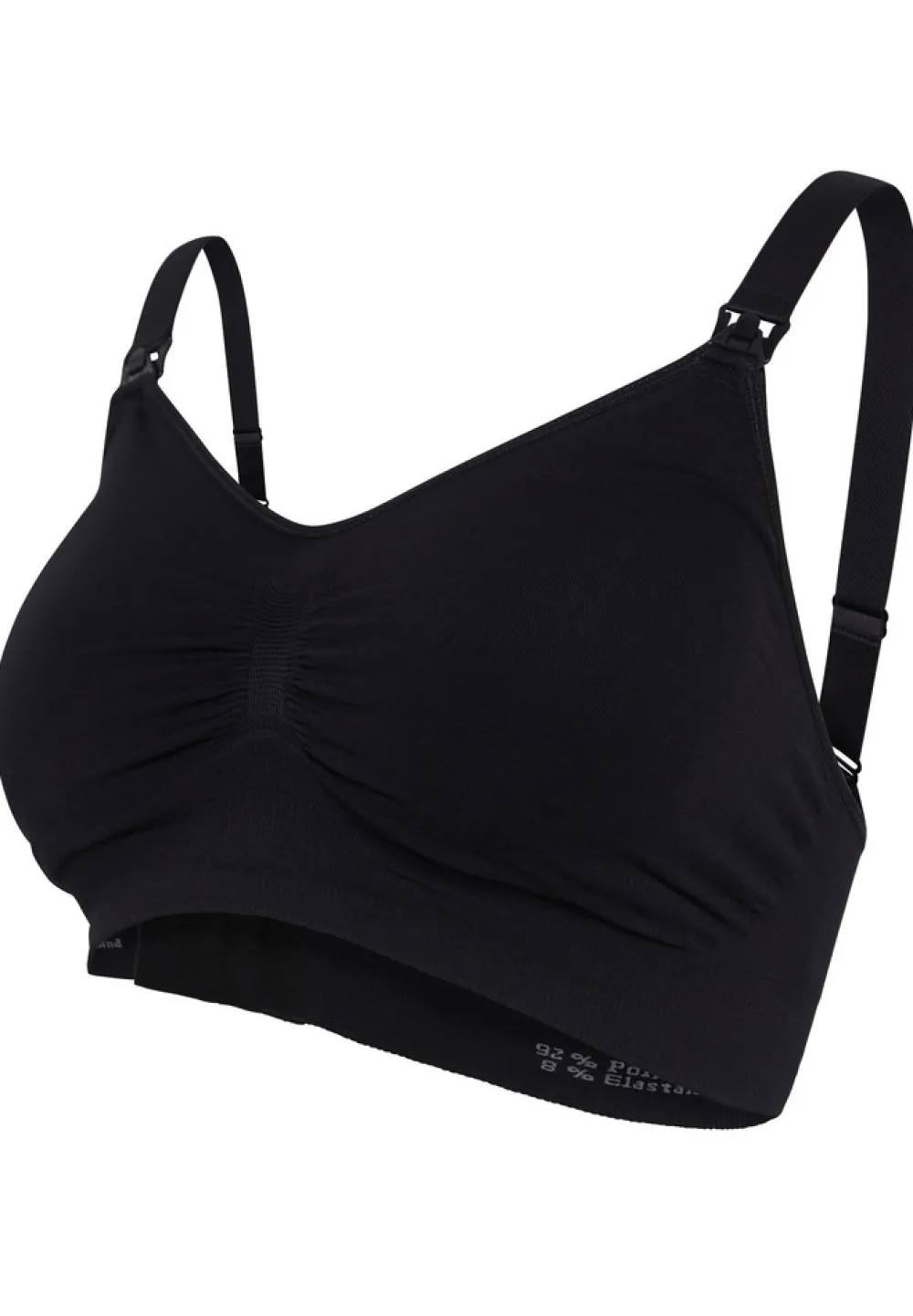 Carriwell Sømløs Amme BH Med Indlæg - Black- Amme Bh'Er