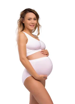 Carriwell Sømløs Graviditets BH - Hvid- Amme Bh'Er