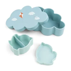 Done By Deer Snack & madkasse m/drikkedunk Playground Blå- Madkasser & Drikkedunke