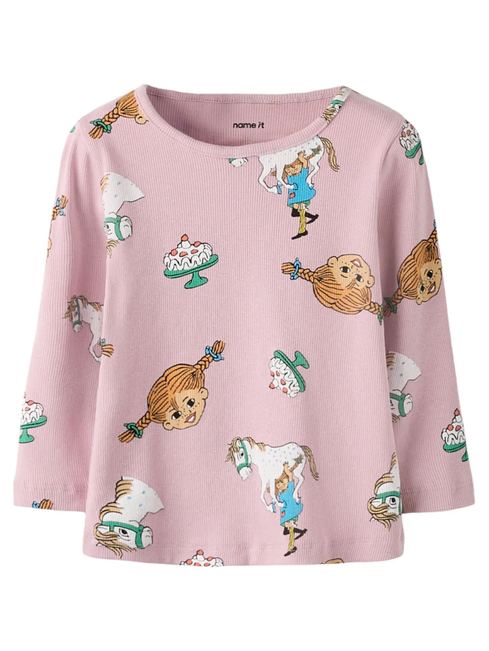 NAME IT Soca Pippi Bluse - Keepsake lilac- Bluser