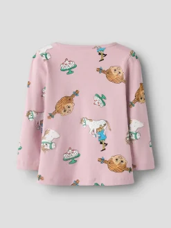 NAME IT Soca Pippi Bluse - Keepsake lilac- Bluser