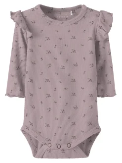 NAME IT Soho Langærmet Body - Keepsake Lilac- Bodystocking Langærmet