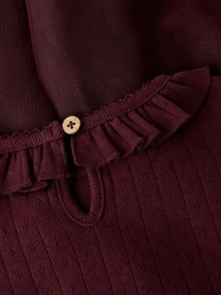 Lil' Atelier Solange Tulle Kjole - Catawba Grape- Juletøj|Kjoler