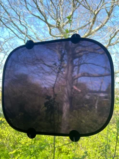 Scandia Solskærm 2 stk sort- Solskærme