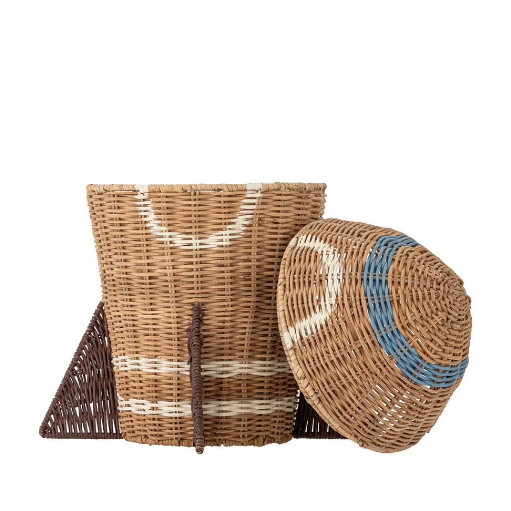 Bloomingvillemini Space Kurv m/låg, Natur, Rattan-Børn Kurve