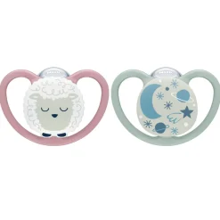 NUK Space Night Silicon S1 - Sheep- Sutter