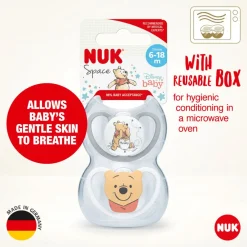 NUK Space Silicon S2 - Winnie The Pooh- Sutter