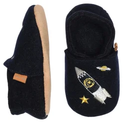 Melton Space uld hjemmesko - Marine- Uld Hjemmesko