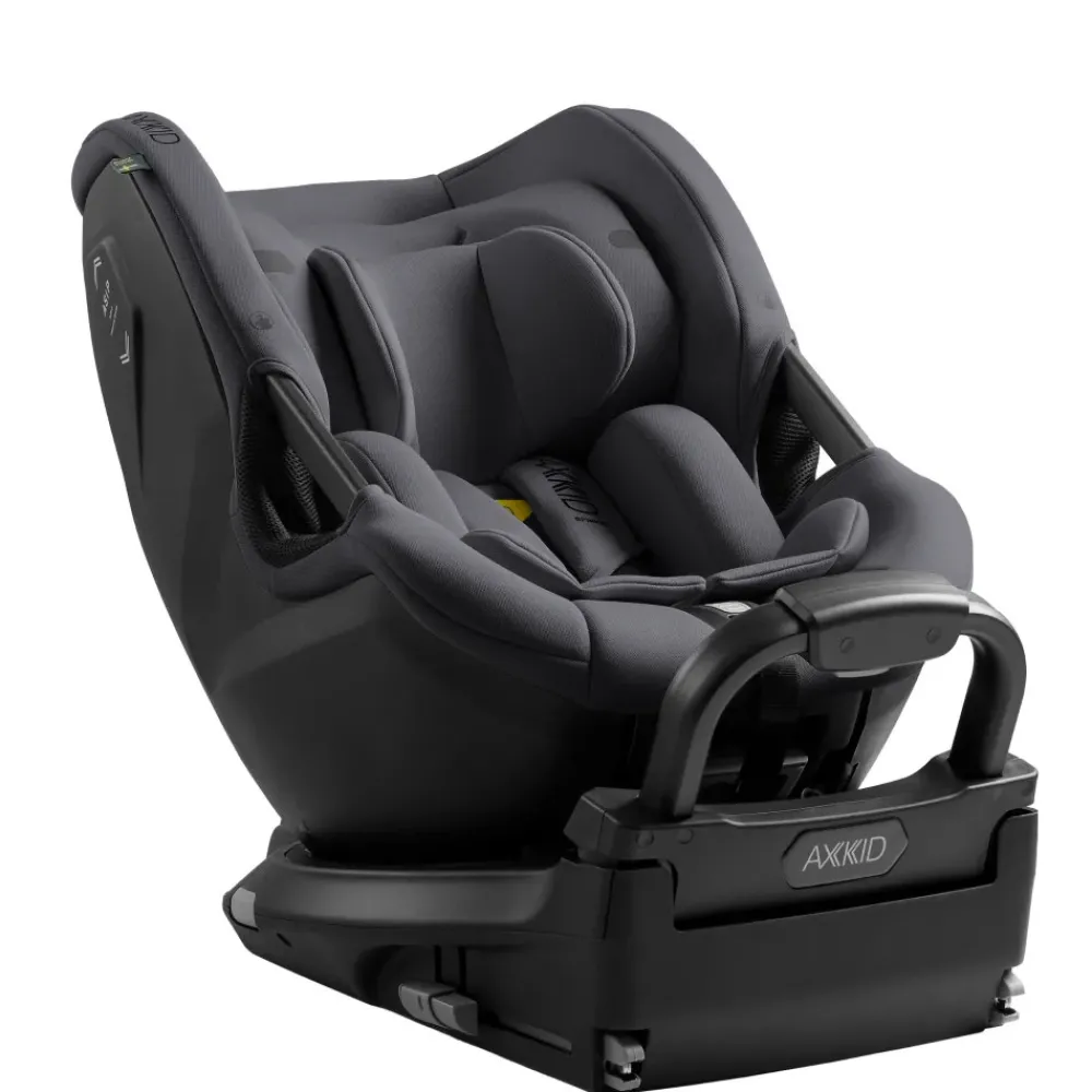 AXKID Spinkid 2 - Arctic Mist Grey- Autostole 40-125 Cm (0-6 År)