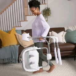 Ingenuity Spruce bærbar baby-vippestol-Børn Skråstole