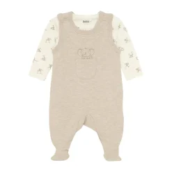 BeKids Sæt m. Body Langærmet+Overall - 2350- Bodysæt|Heldragter M. Fod