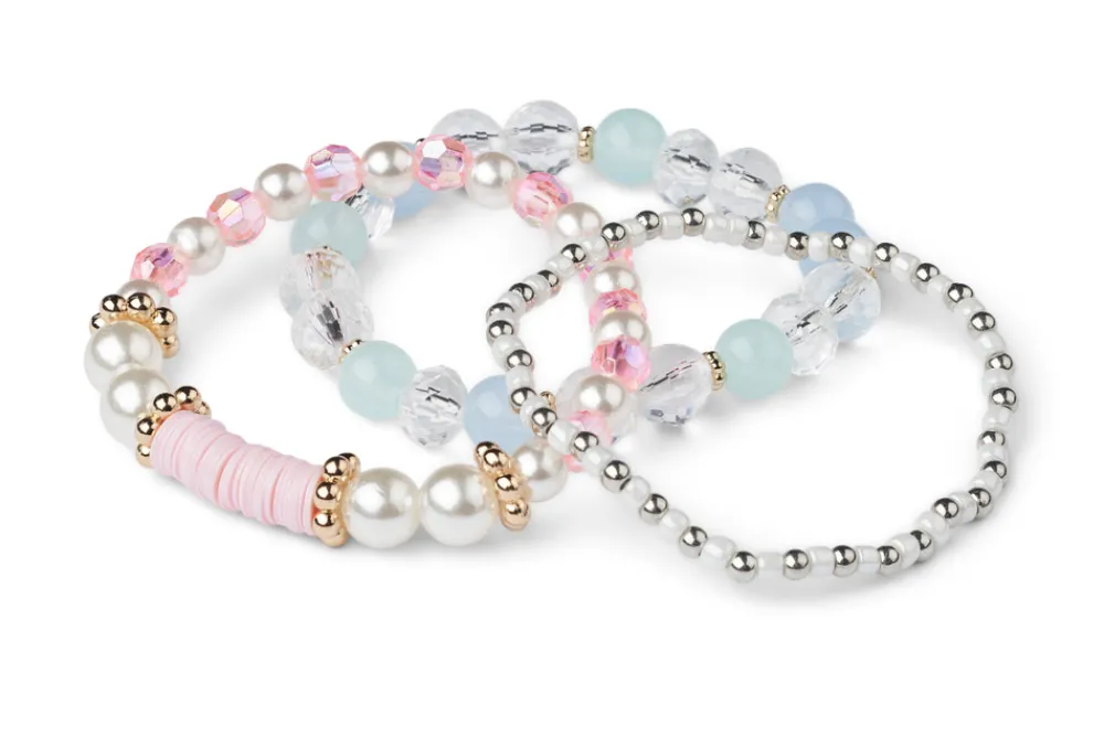 Jocko Sæt med 3 armbånd - Multi- Festtøj & Tilbehør