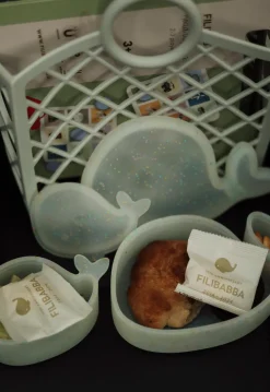 Filibabba Sæt med 2 snackbokse Hvalen Christian Konfetti- Service