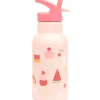 A Little Lovely Company Stainless steel drink bottle: Ice-cream- Madkasser & Drikkedunke