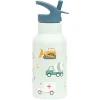 A Little Lovely Company Stainless steel drink bottle: Vehicles- Madkasser & Drikkedunke