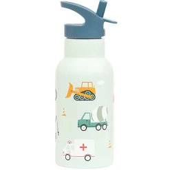 A Little Lovely Company Stainless steel drink bottle: Vehicles- Madkasser & Drikkedunke
