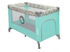 Lionelo Stefi kravlegrå grå - multicolor-Børn Rejsesenge & Kravlegårde