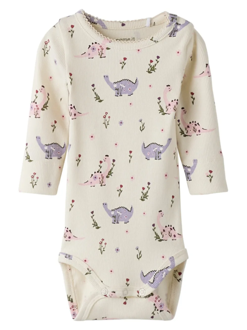 NAME IT Stella Langærmet Body - Baby'S Breath- Bodystocking Langærmet