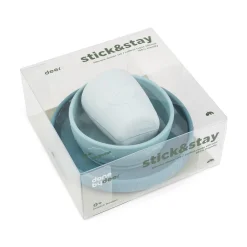 Done By Deer Stick&Stay spisesæt Deer friends Blå- Service