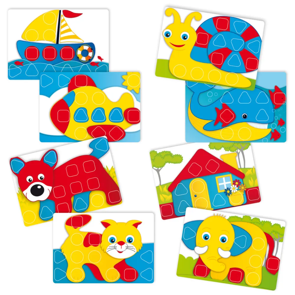 QUERCETTI Stiftmosaik FantaColor Baby Startsæt (33 dele)- Kreasæt