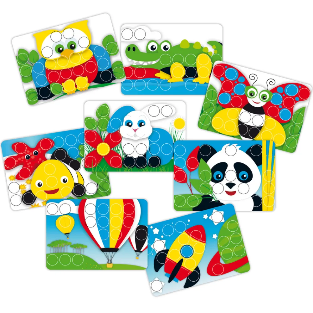 QUERCETTI Stiftmosaik FantaColor Junior (58 dele)- Kreasæt