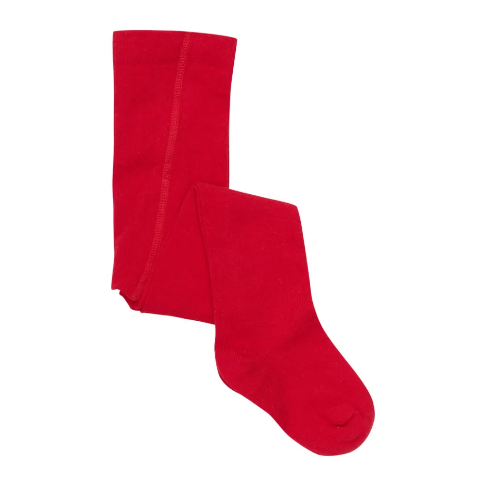 BeKids Stocking - solid - Red- Strømpebukser