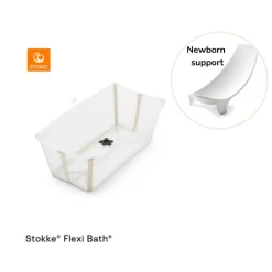 Stokke® Stokke flexibath inkl. newborn support - Sandy beige- Badekar, Stativer & Badestole