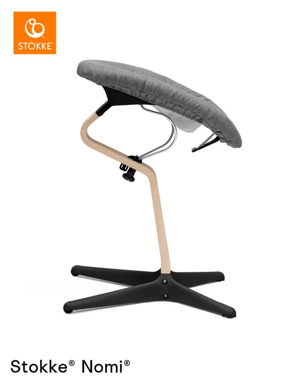 Stokke Nomi NewbornSet Black / Grey / Sand-Børn Tilbehør Til Højstole