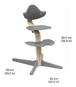 Stokke Nomi Stol - Natural White-Børn Højstole Uden Tilbehør