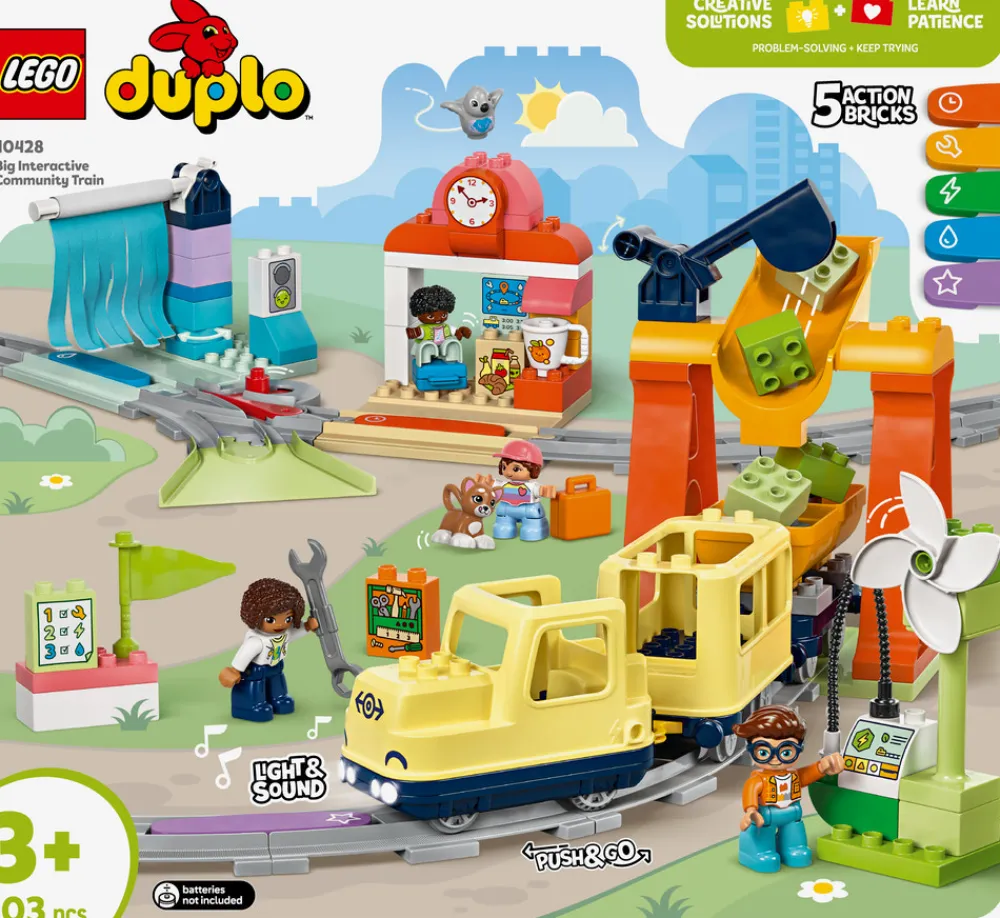 LEGO Duplo Stort interaktivt lokalbanetog 10428- Lego