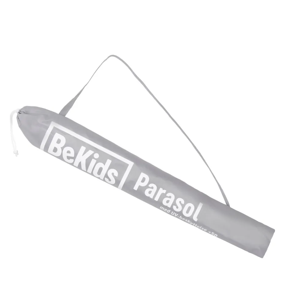 BeKids Strandparasol UV Grå- Leg I Haven|Vandlegetøj