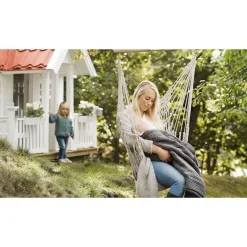 VINTER & BLOOM Striktæppe med fleece, Ivory-Børn Tæpper