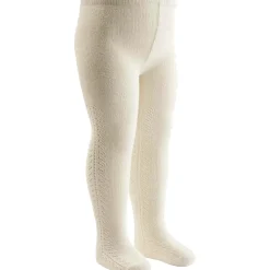 Müsli Strømpebukser med hulmønster 2-pak - Bark/ Balsam cream- Strømpebukser