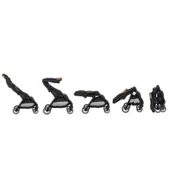 Sunlite mineral graphite- Klapvogne Med Flade Sæder