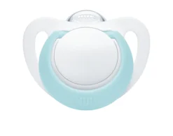 NUK Sut Genius Silicone S1 Turquoise/White 2-pak- Sutter