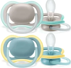 Philips Avent Sut, Ultra Air, 18 mdr.+ beige / douchet blå 2 pk- Sutter