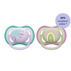 Philips Avent Sut, Ultra Air 0-6 mdr. 2-pk- Sutter